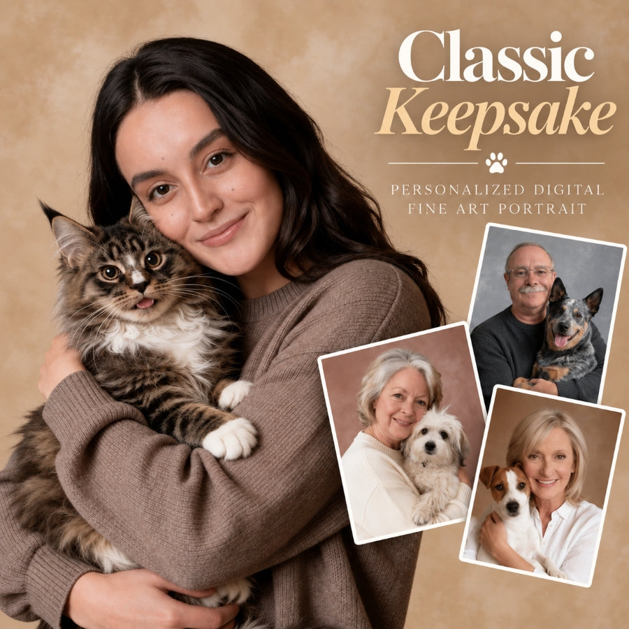 Classic Keepsake - Personalized Digital Fine Art Portrait
