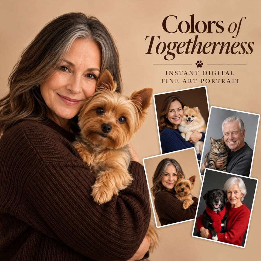 Colors of Togetherness - Instant Digital Fine Art Portrait