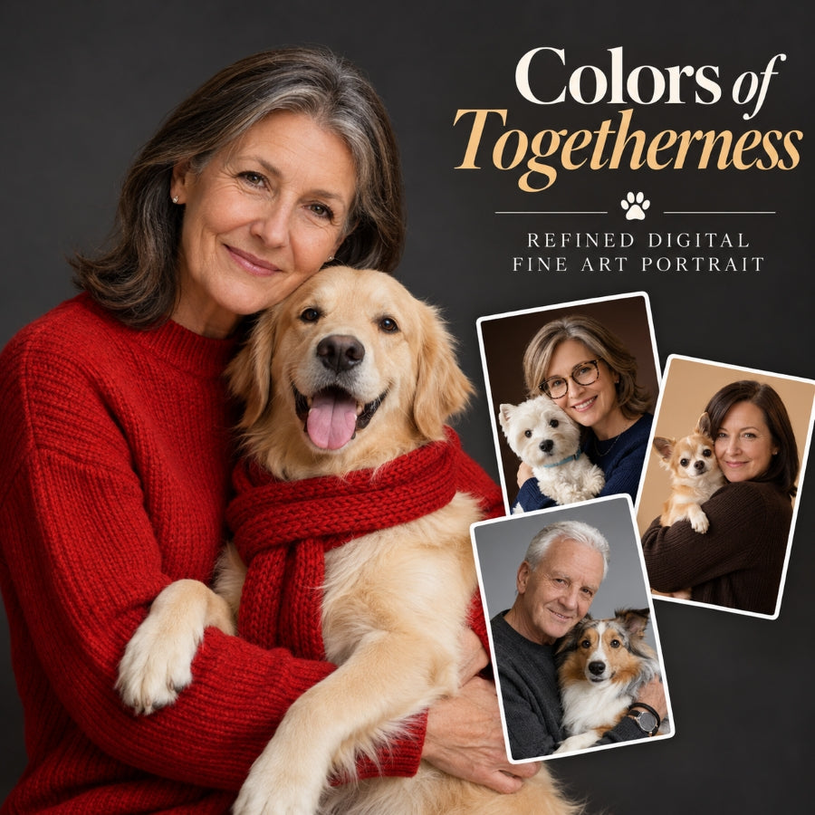 Colors of Togetherness - Refined Digital Fine Art Portrait