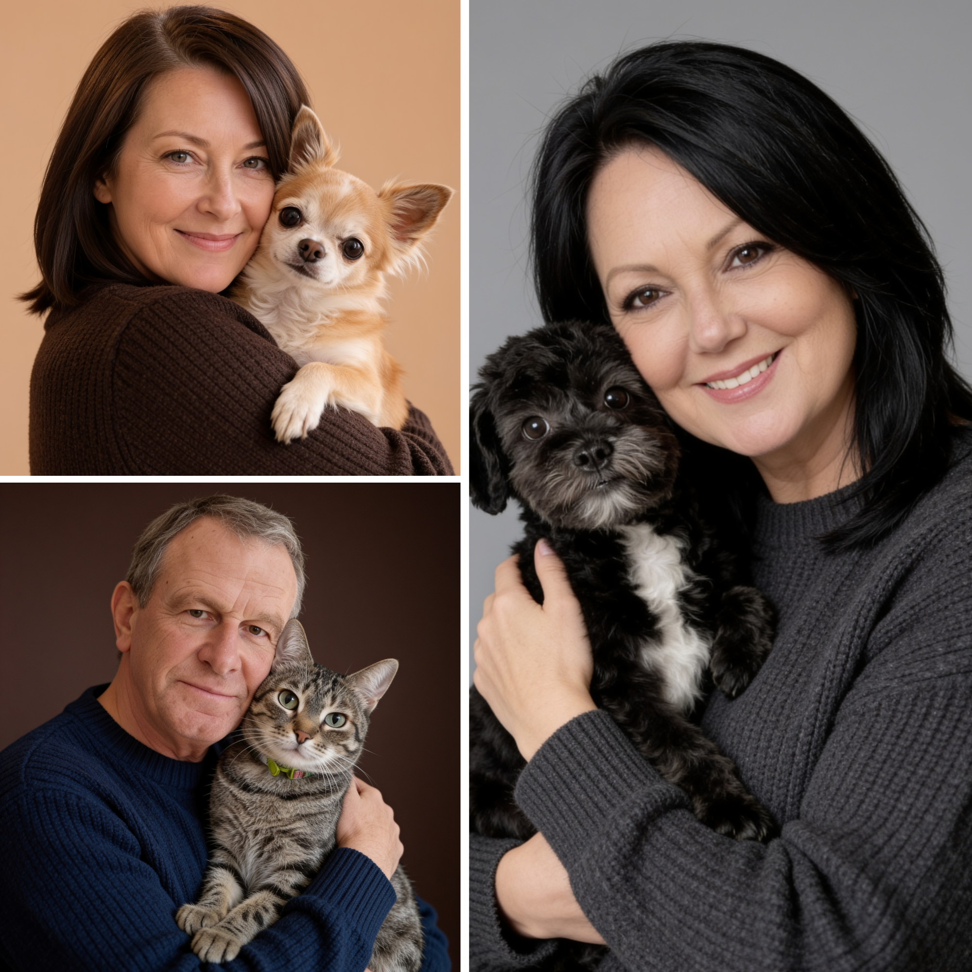 Personalized Portrait - Human and Pet Color Portrait