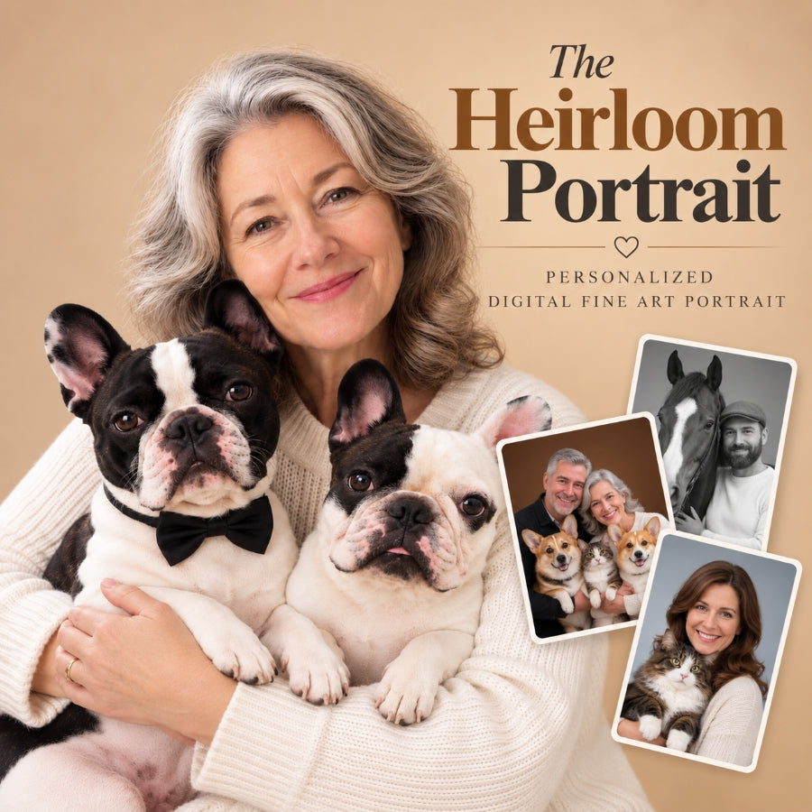 The Heirloom Portrait - Personalized Digital Fine Art Portrait