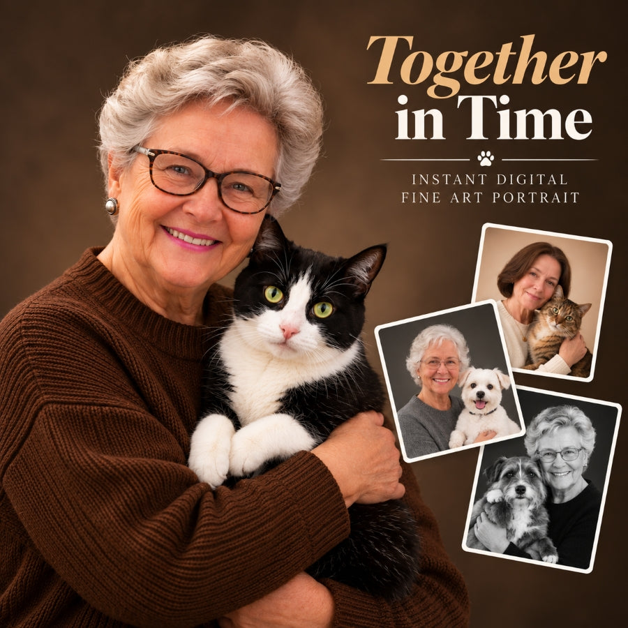 Together in Time - Instant Digital Fine Art Portrait