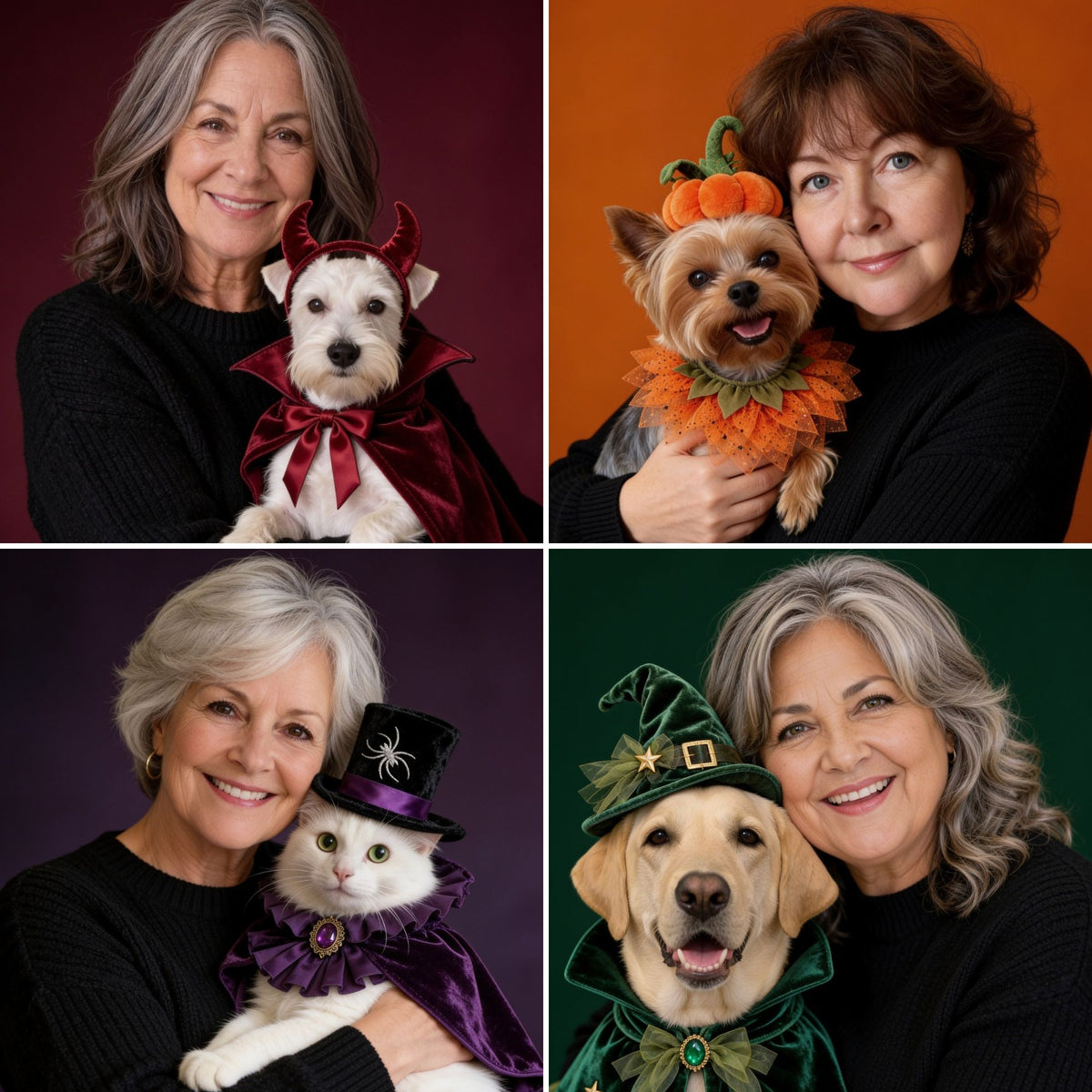 Instant Portrait - Human and Pet Halloween Portrait