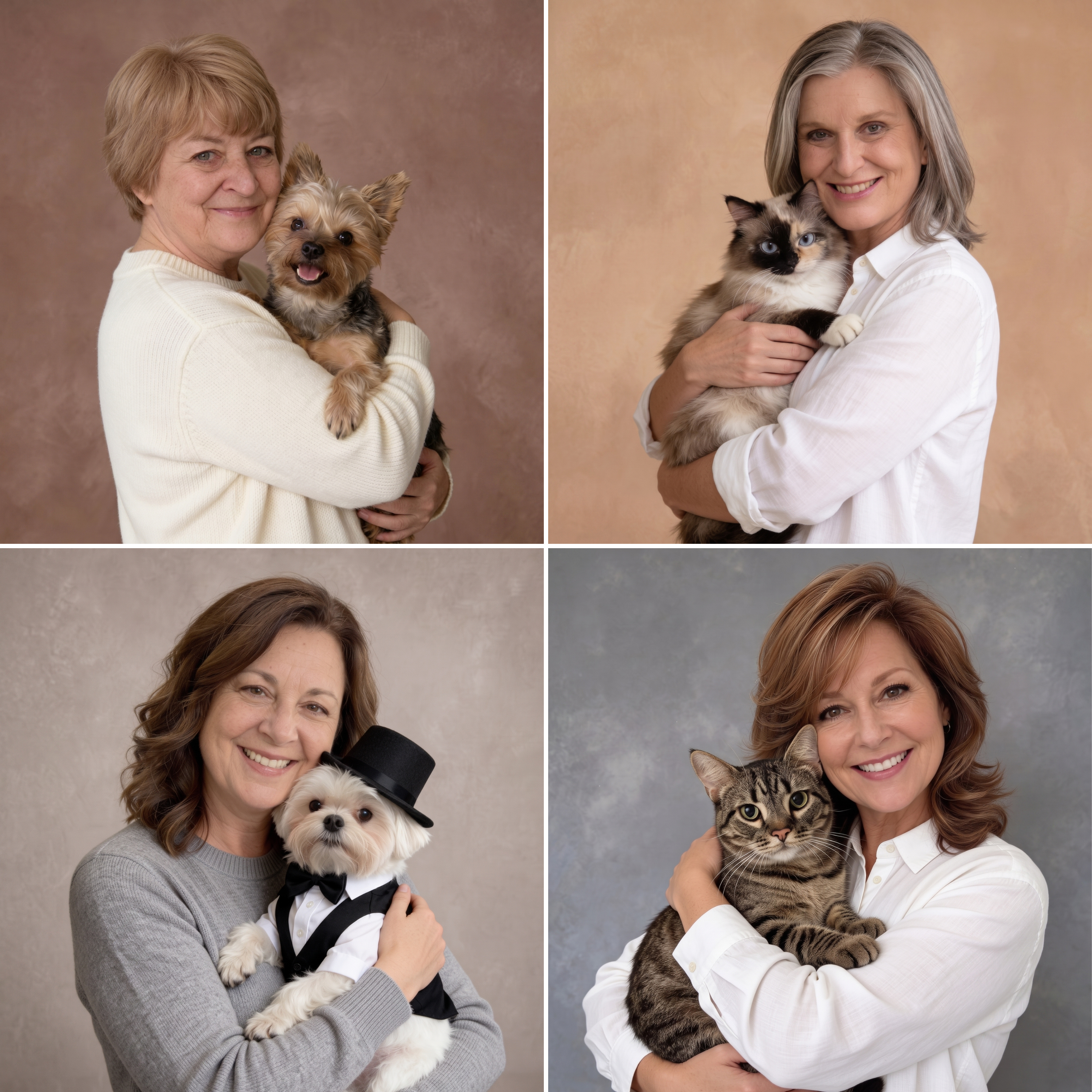 Personalized Portrait - Human and Pet Classic Portrait